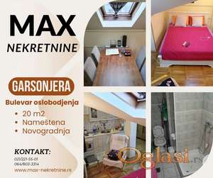 Garsonjera na Bulevaru oslobodjenja!